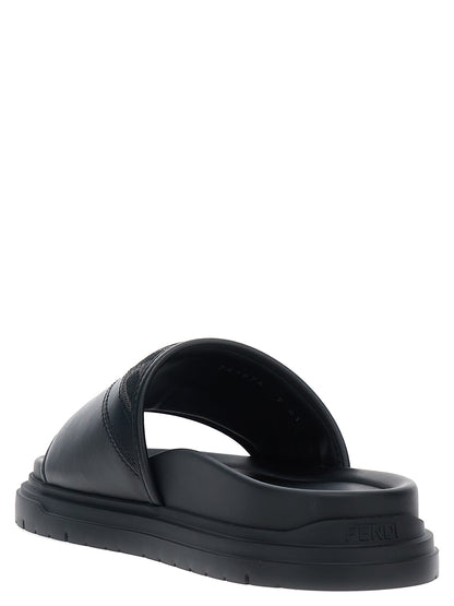 Fendi Diagonal Sandals