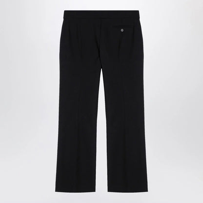 Alexander McQueen Black tailored trousers in wool