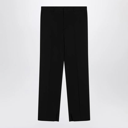 GUCCI Black double-breasted wool suit