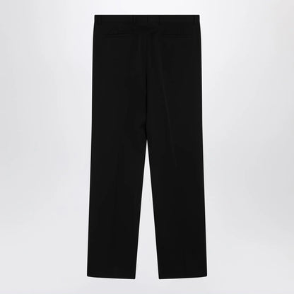 GUCCI Black double-breasted wool suit
