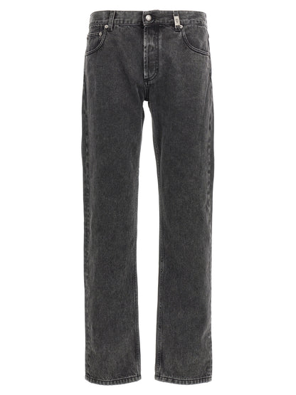 Alexander McQueen Metal Plate Jeans