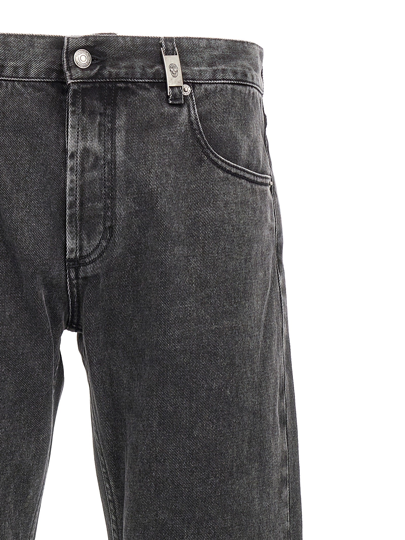 Alexander McQueen Metal Plate Jeans