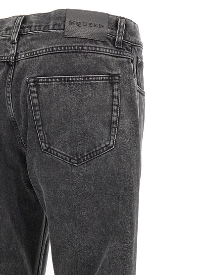 Alexander McQueen Metal Plate Jeans