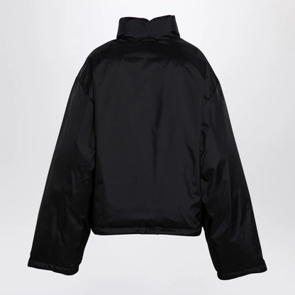 Balenciaga Reversible red and black down jacket in technical twill