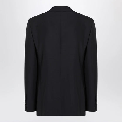 Burberry Navy blue wool blend jacket