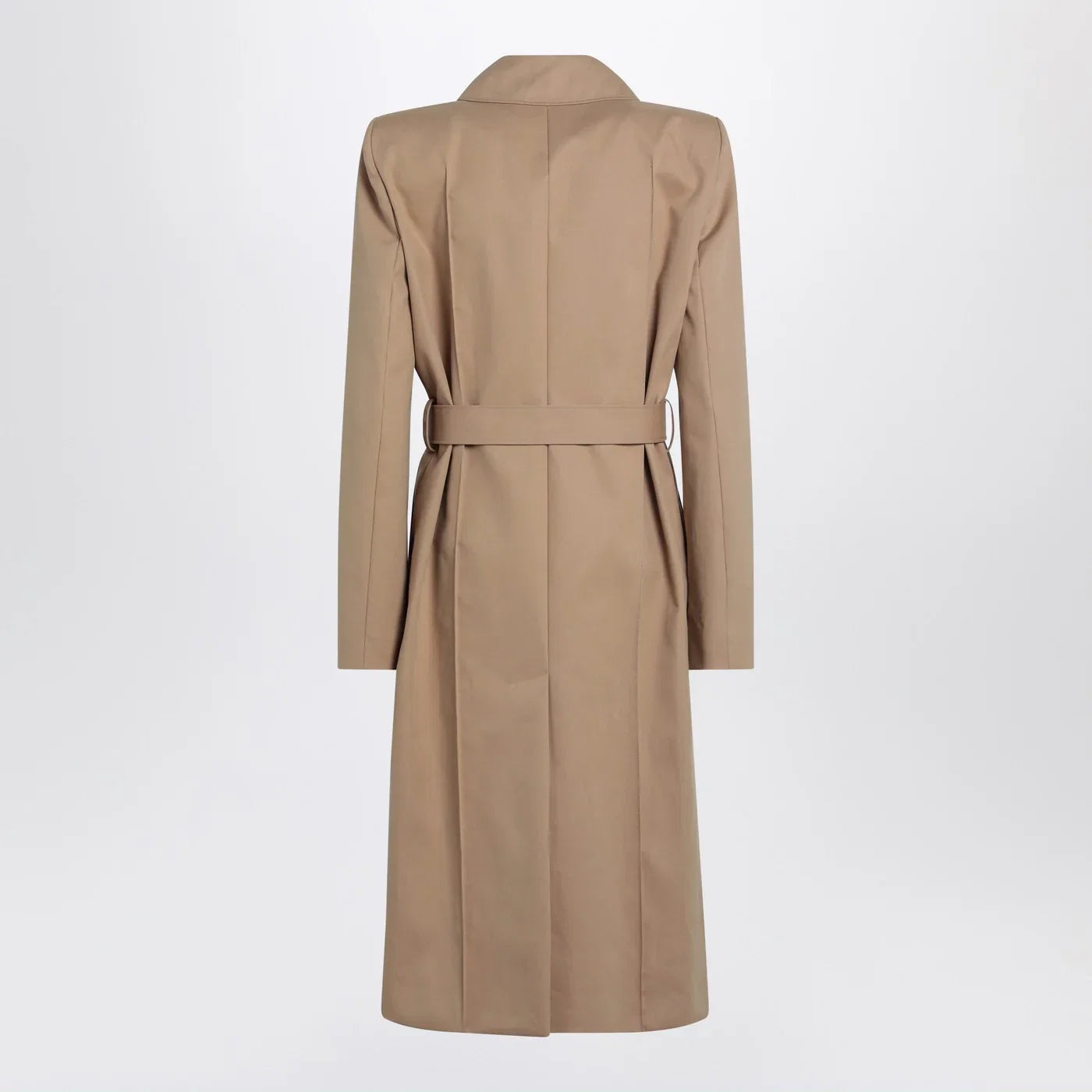 Alexander McQueen Beige trench coat with belt