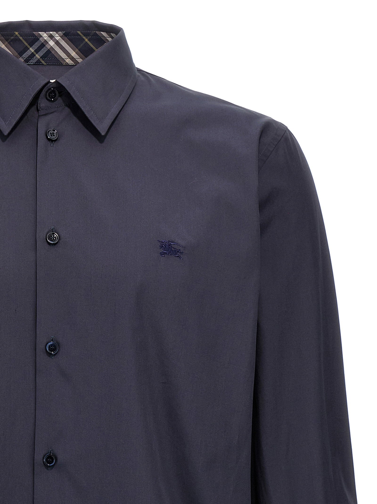 Burberry Logo Embroidery Shirt