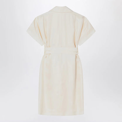 Burberry Ivory trench dress in viscose