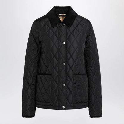 Burberry Black quilted nylon jacket