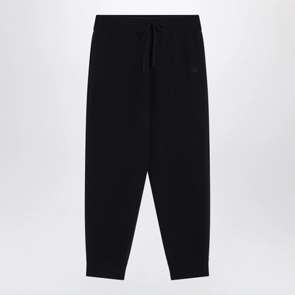 Burberry Navy blue cashmere-blend jogging pants