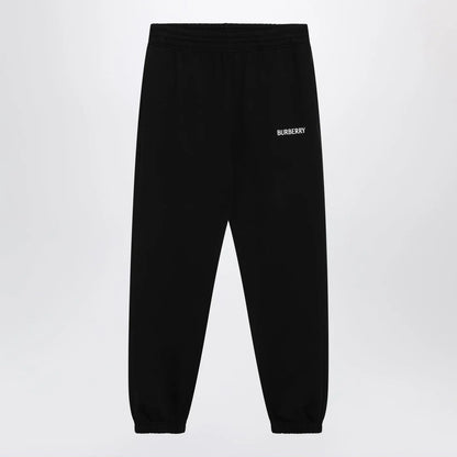 Burberry Black jogging trousers with logo
