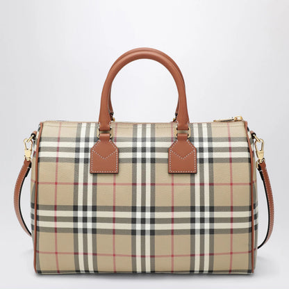 Burberry Medium bowling bag with Check pattern