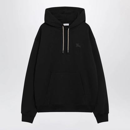 Burberry Black sweatshirt with Check-pattern inserts