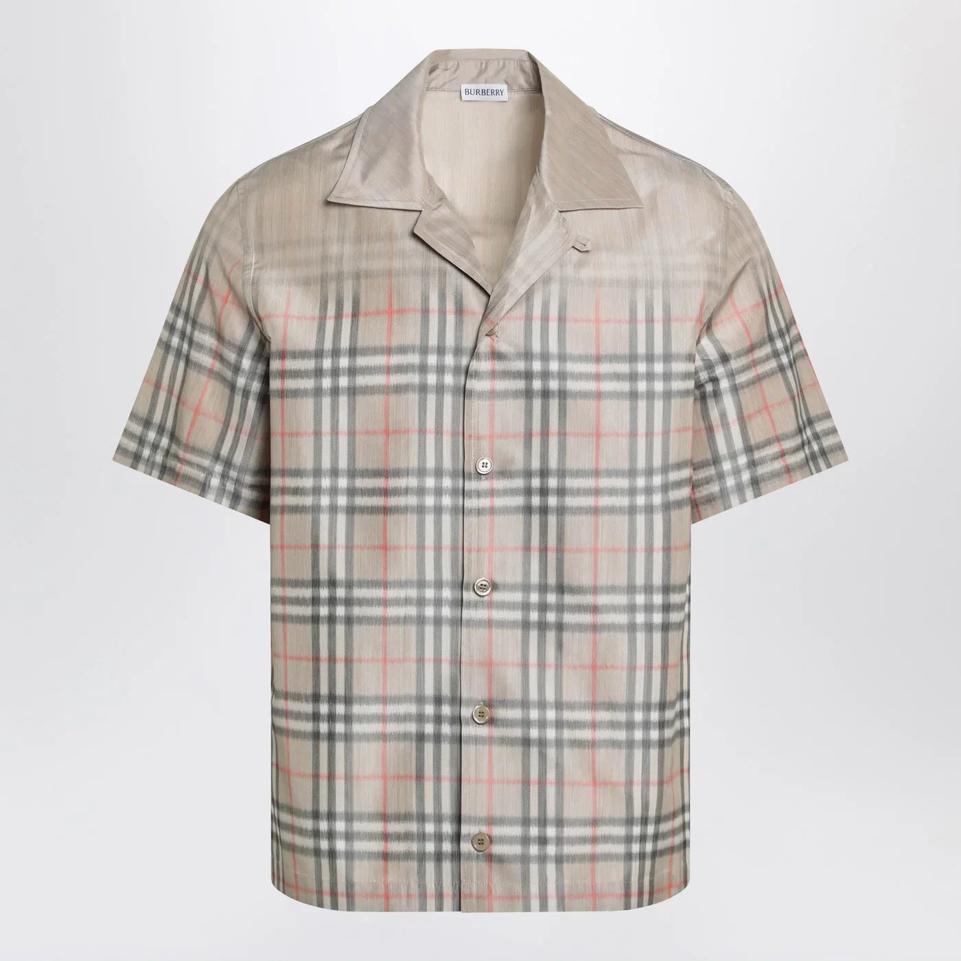 Burberry Beige shirt with shaded Check pattern