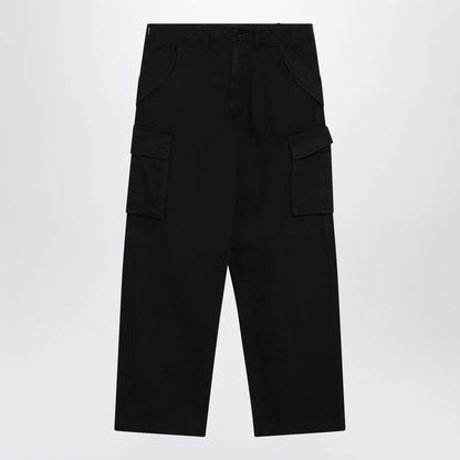 Burberry Black cotton cargo trousers