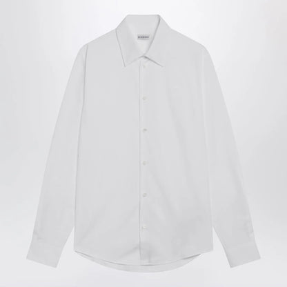 Burberry White cotton poplin shirt