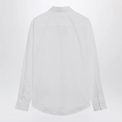 Burberry White cotton poplin shirt
