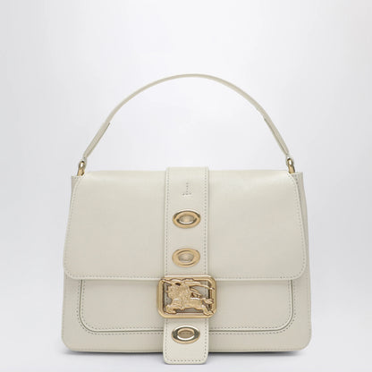 Burberry Small Rider shoulder bag in beige lambskin