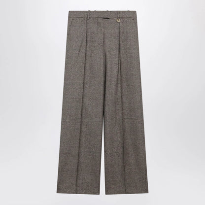 Burberry Prince of Wales Wool-Blend Trousers