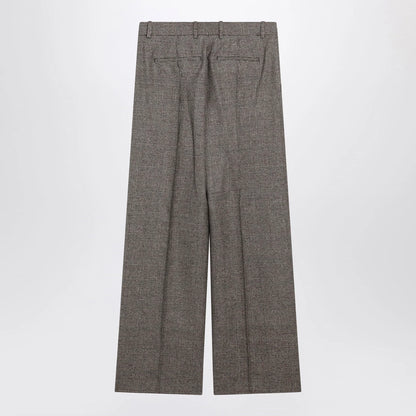 Burberry Prince of Wales Wool-Blend Trousers