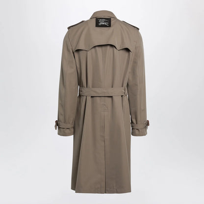 Burberry Short Foxfield trench coat in cotton and silk