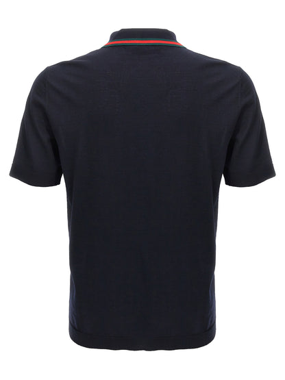 Gucci Web Ribbon Polo Shirt