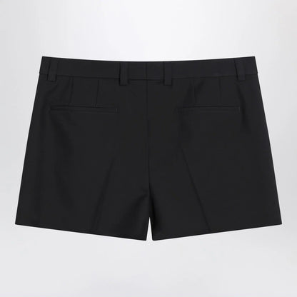GUCCI Shorts dark grey in wool twill