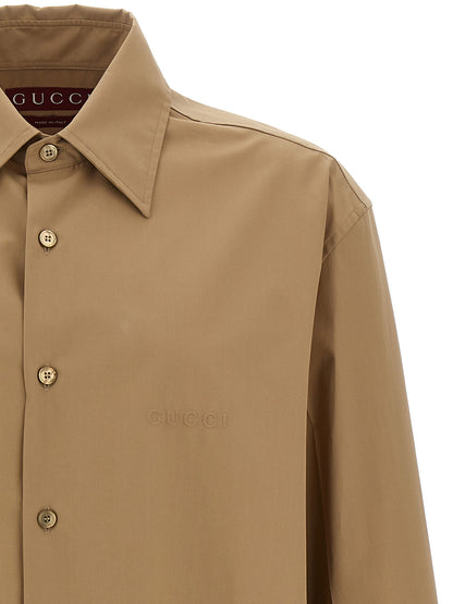 Gucci Embossed Logo Shirt