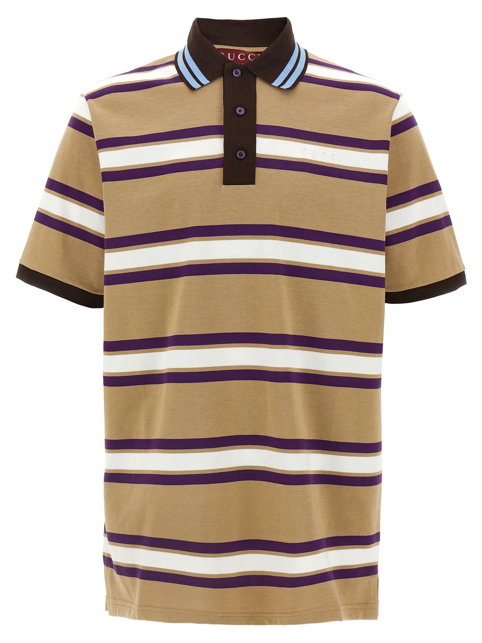 Gucci Embossed Logo Polo Shirt