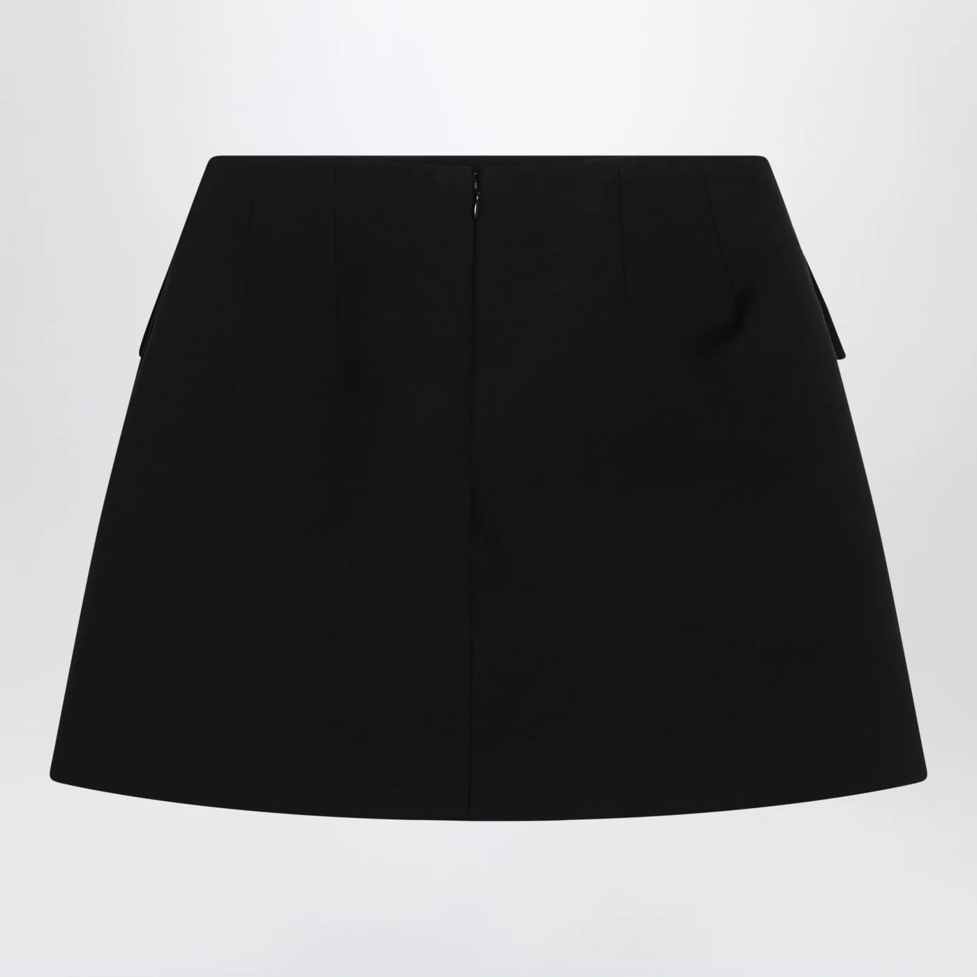 Alexander McQueen Black wool mini skirt