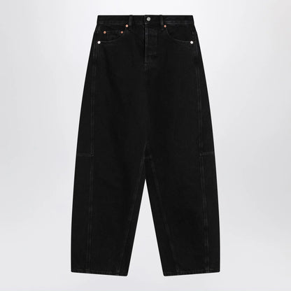 GUCCI Black wide-leg jeans
