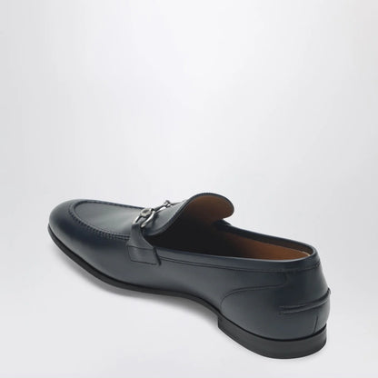 GUCCI Blue loafer with Horsebit