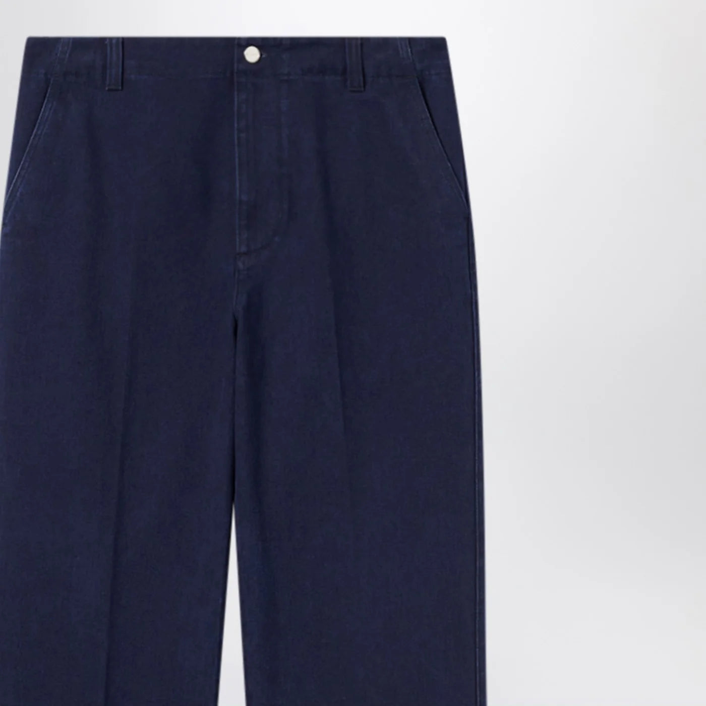GUCCI Dark blue washed denim trousers