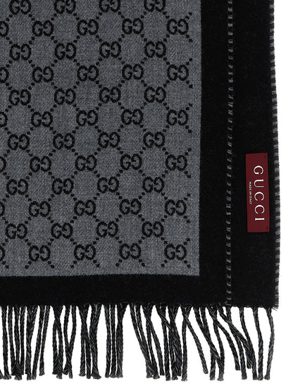 Gucci Gg Jacquard Scarf