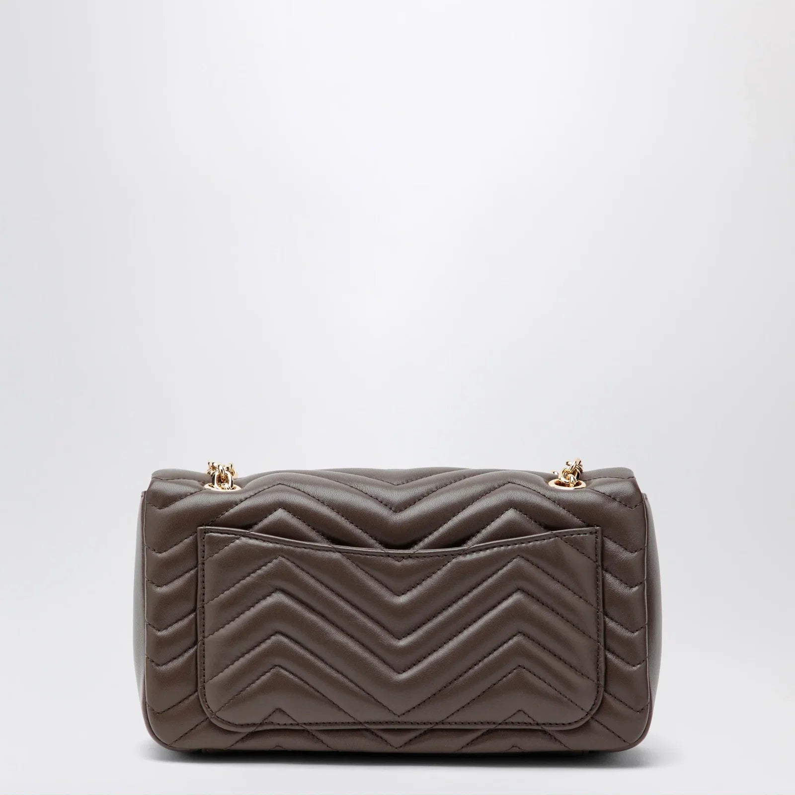 GUCCI Medium GG Marmont shoulder bag in taupe leather
