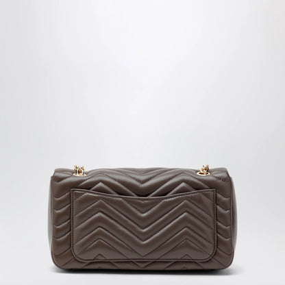 GUCCI Medium GG Marmont shoulder bag in taupe leather