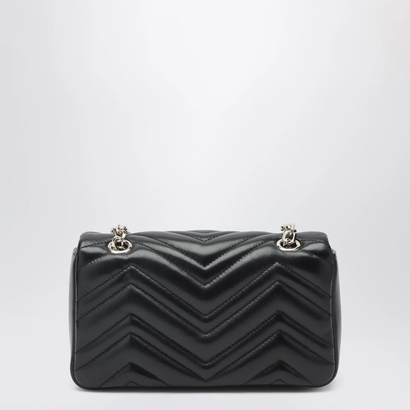 GUCCI Small black GG Marmont shoulder bag
