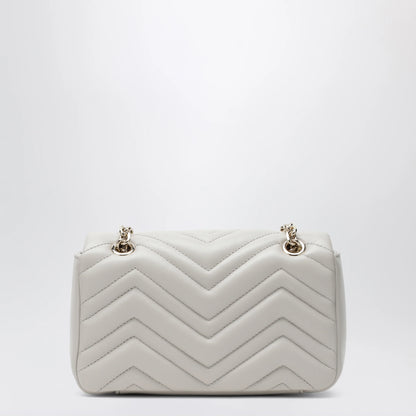 GUCCI Small white GG Marmont shoulder bag