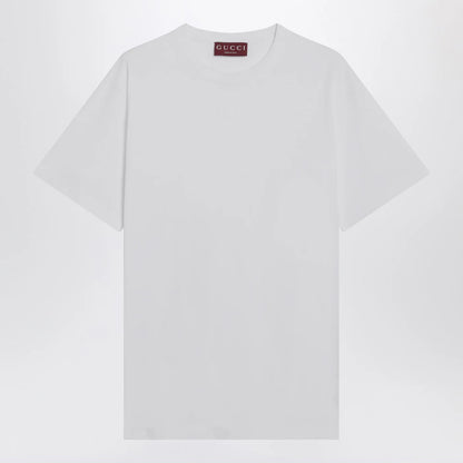 GUCCI White cotton jersey T-shirt