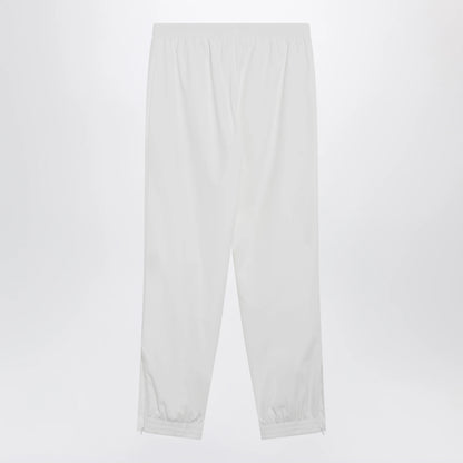 Balenciaga Logo jogging pants in white polyester