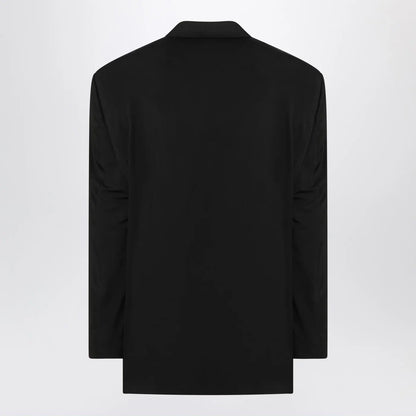 Balenciaga Single-breasted jacket black in wool