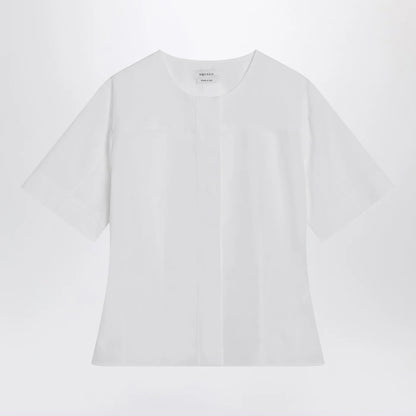 Alexander McQueen White corset shirt in poplin