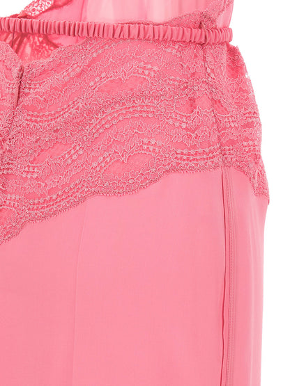 Gucci Satin And Lace Dress