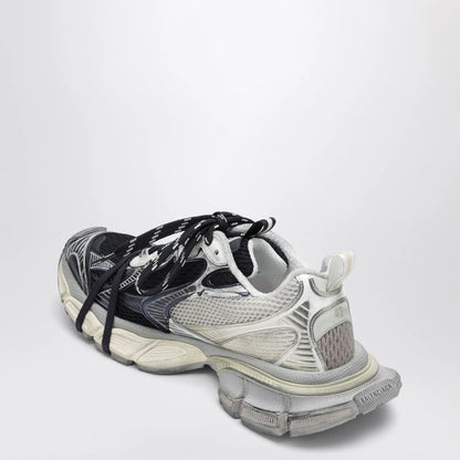 Balenciaga 3XL Split Logo Sneakers in light yellow/red/navy