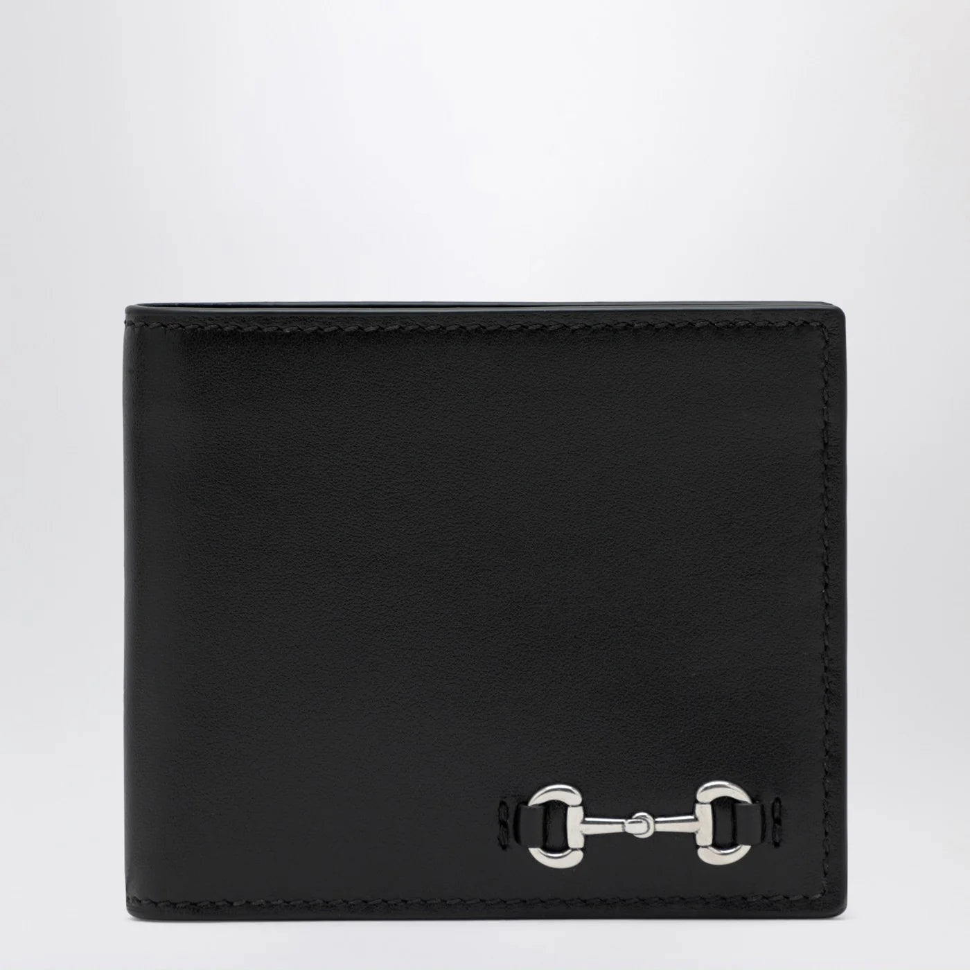 GUCCI Black bi-fold wallet with Horsebit