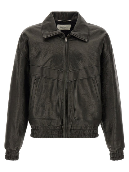 Saint Laurent Bubble Leather Jacket