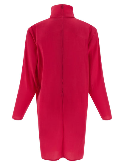 Saint Laurent Structured Shoulder Dress