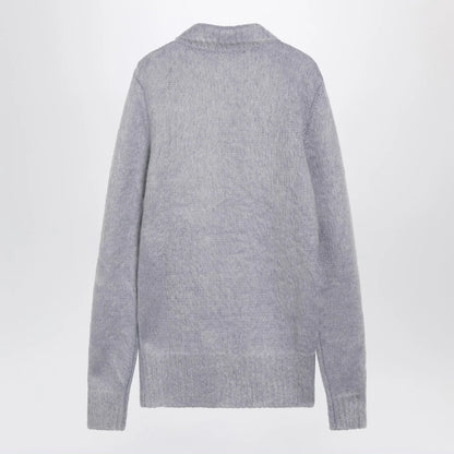 GUCCI Brushed mohair wool cardigan
