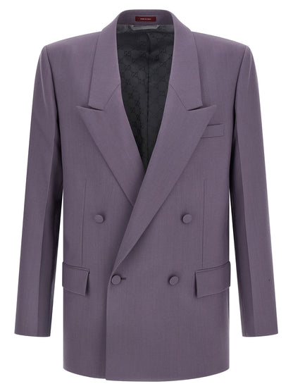 Gucci Double-breasted Wool Blazer