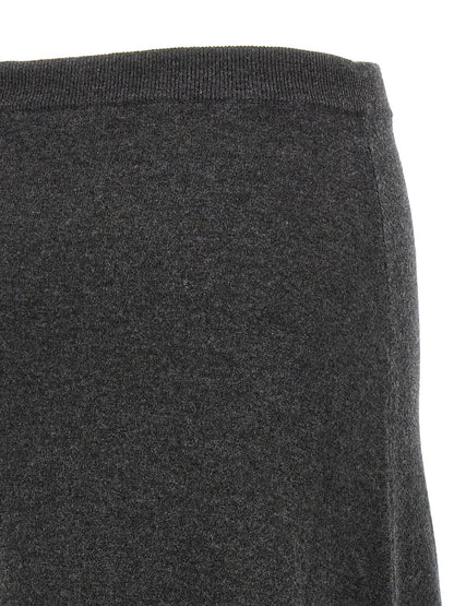 Balenciaga Maxi Wool Skirt